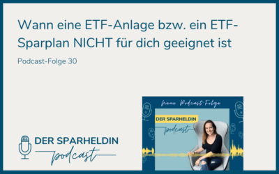 Wann ein ETF-Sparplan NICHT für dich geeignet ist