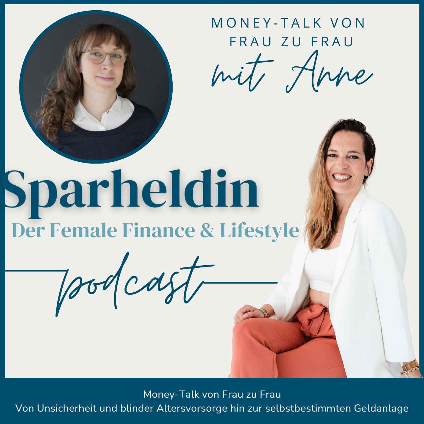 Ramona Perfetti und Saskia Drewicke; Podcast-Episode "Money-Talk von Frau zu Frau"