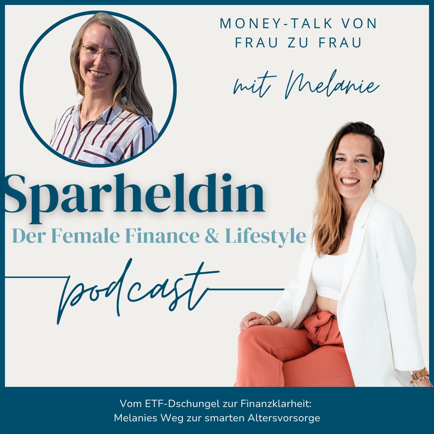 Ramona Perfetti und Saskia Drewicke; Podcast-Episode "Money-Talk von Frau zu Frau"