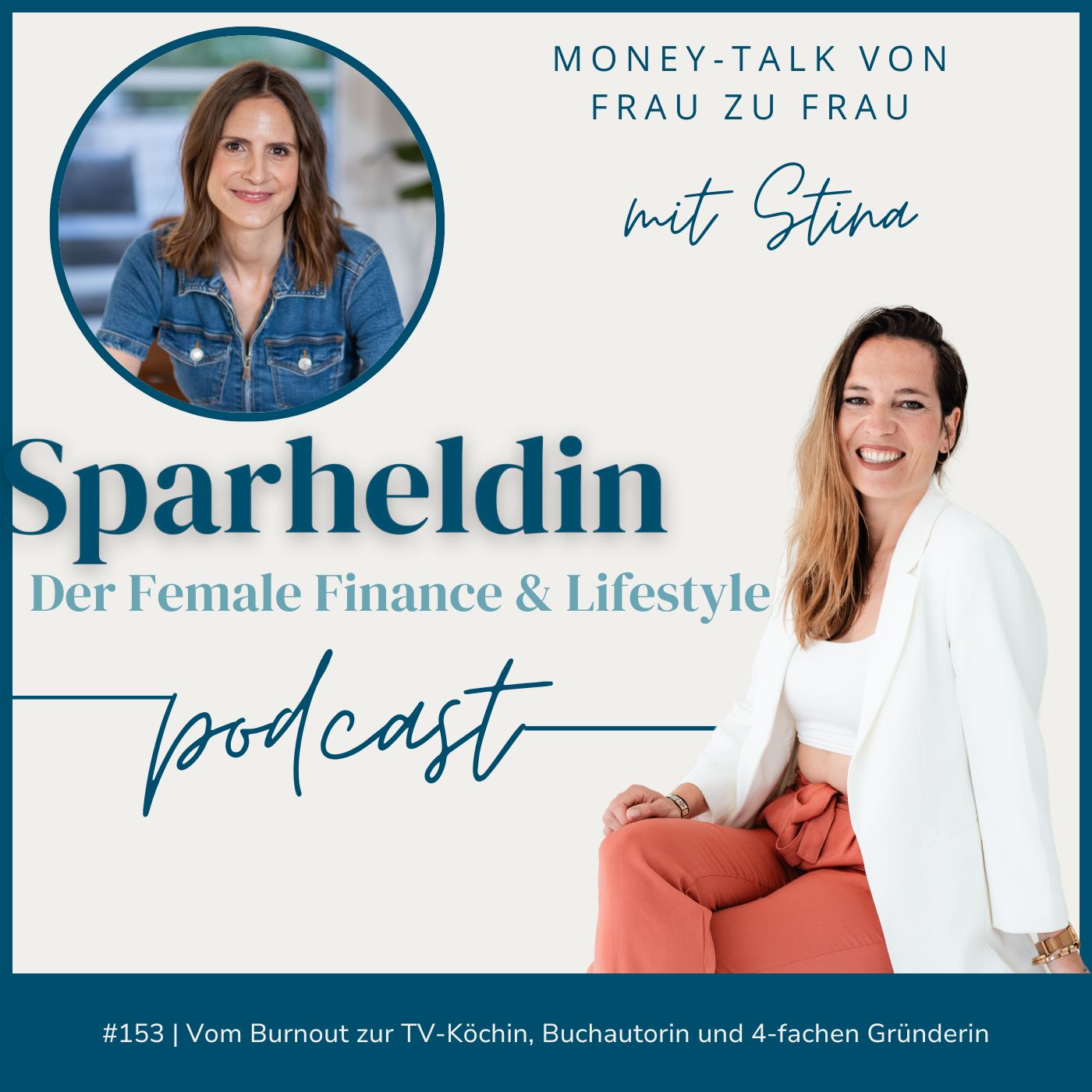 Ramona Perfetti und Saskia Drewicke; Podcast-Episode "Money-Talk von Frau zu Frau"
