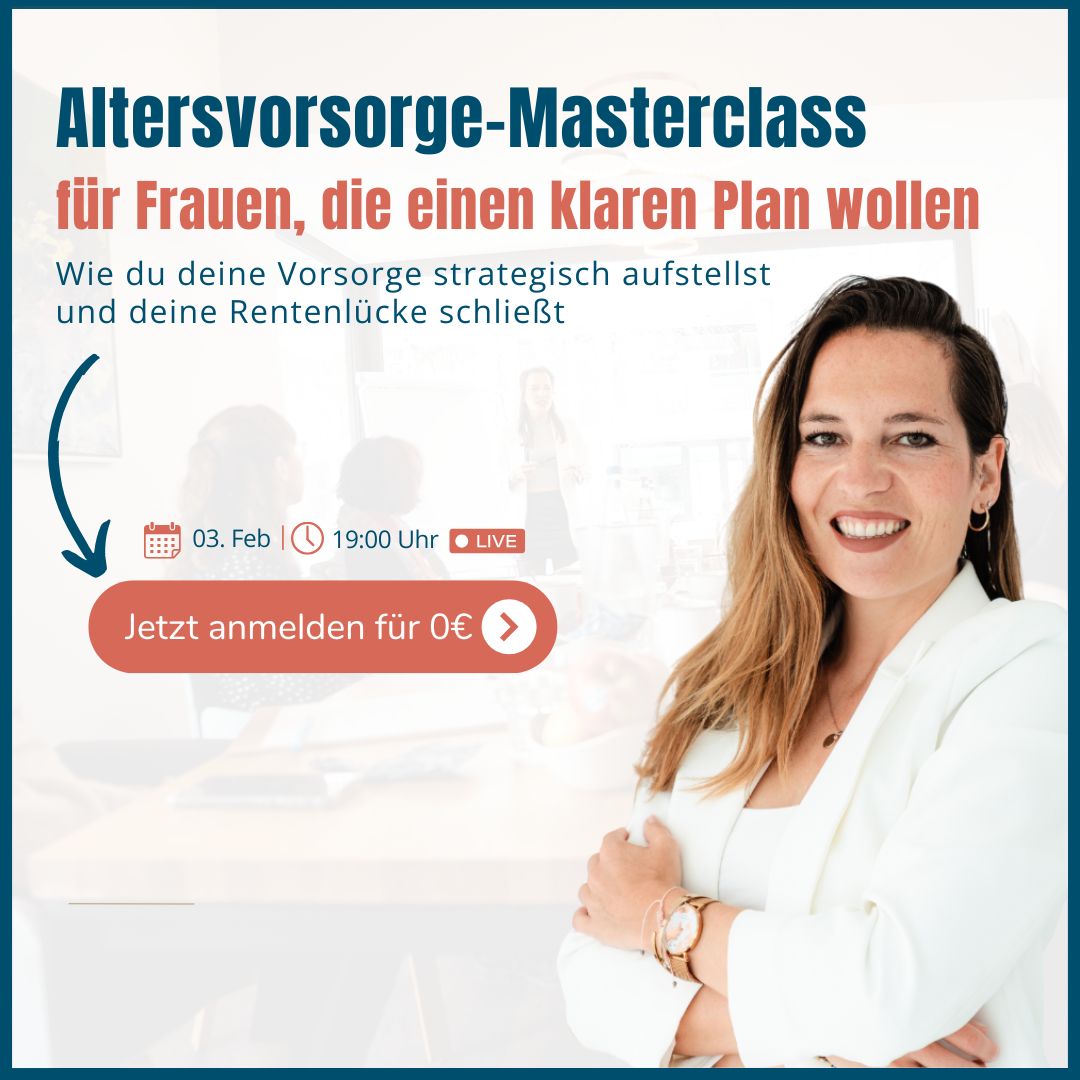 Altersvorsorge Masterclass Online Workshop Sparheldin