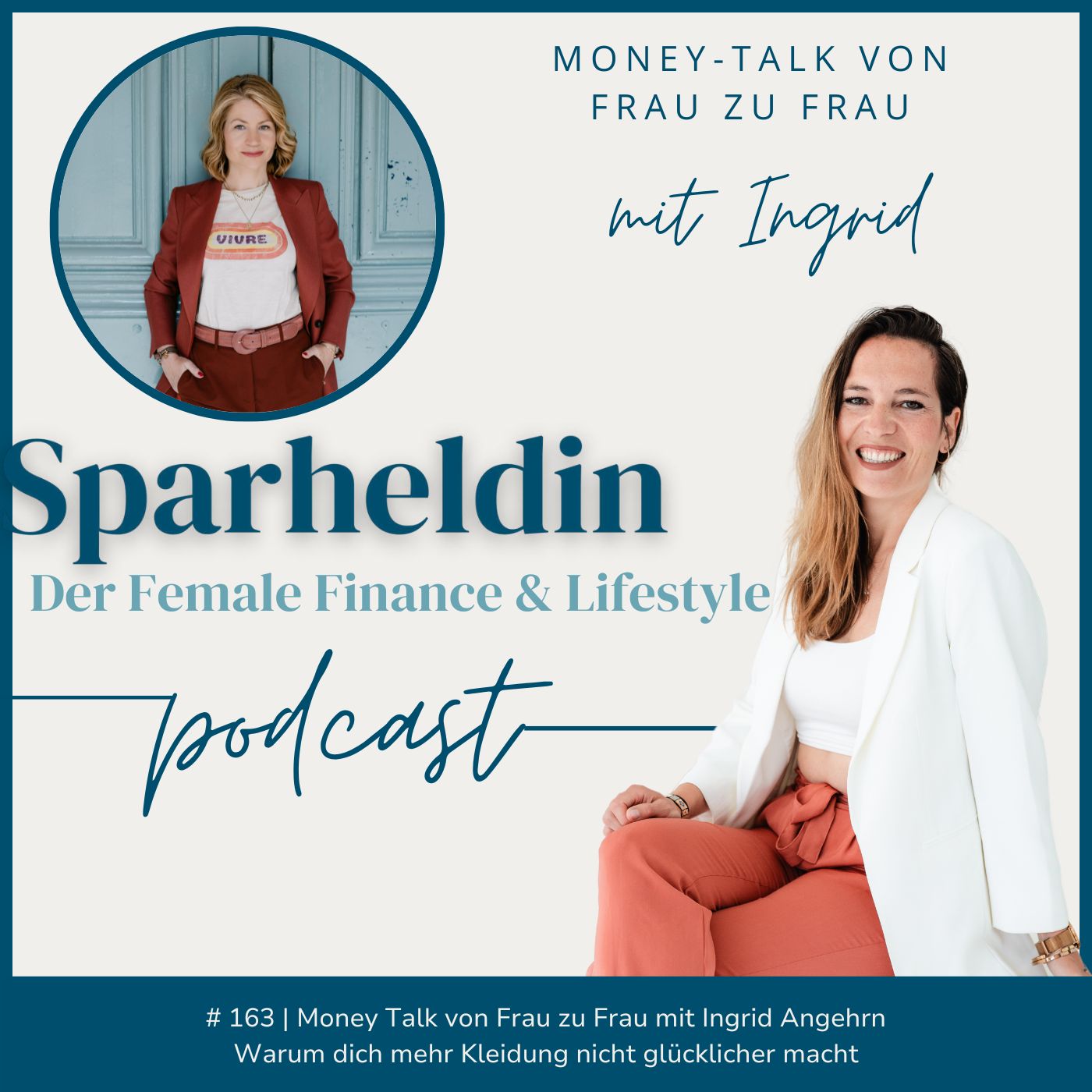 Ramona Perfetti und Saskia Drewicke; Podcast-Episode "Money-Talk von Frau zu Frau"